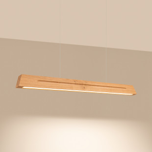 Lampa wisząca drewniana Skog 120cm LED | Thoro