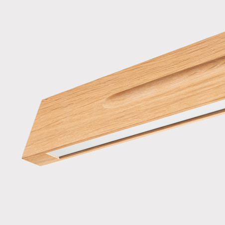 Lampa wisząca drewniana Skog 120cm LED | Thoro