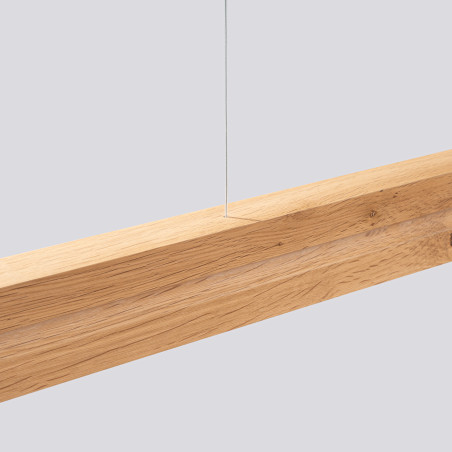 Lampa wisząca drewniana Skog 120cm LED | Thoro