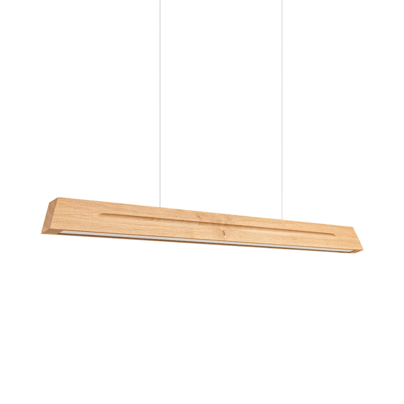 Lampa wisząca drewniana Skog 120cm LED Thoro | Nowoczesny design