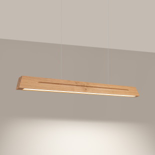 Lampa wisząca drewniana Skog 120cm LED Thoro | Nowoczesny design