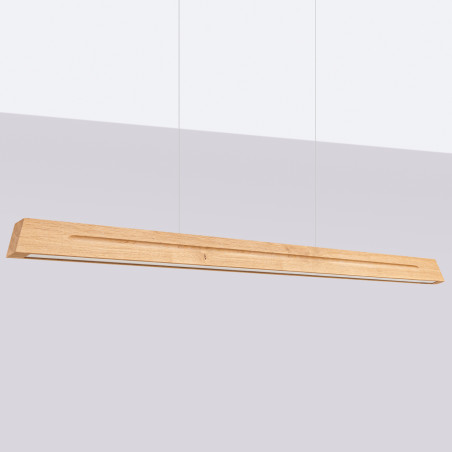 Lampa wisząca drewniana Skog 150cm LED Thoro | Nowoczesny Design