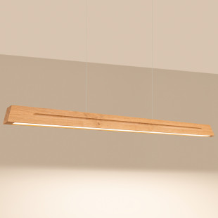 Lampa wisząca drewniana Skog 150cm LED Thoro | Nowoczesny Design