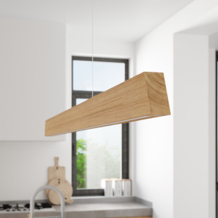 Lampa wisząca drewniana Skog 150cm LED Thoro | Nowoczesny Design