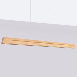 Lampa wisząca drewniana Skog 150cm LED Thoro - Nowoczesny Design