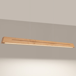 Lampa wisząca drewniana Skog 150cm LED Thoro - Nowoczesny Design