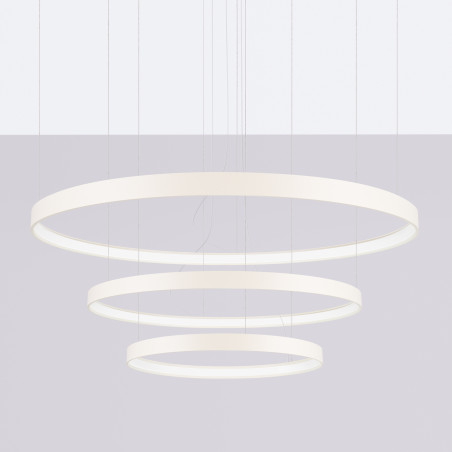 Żyrandol LED Rio III Thoro - Nowoczesny Design | Beżowy