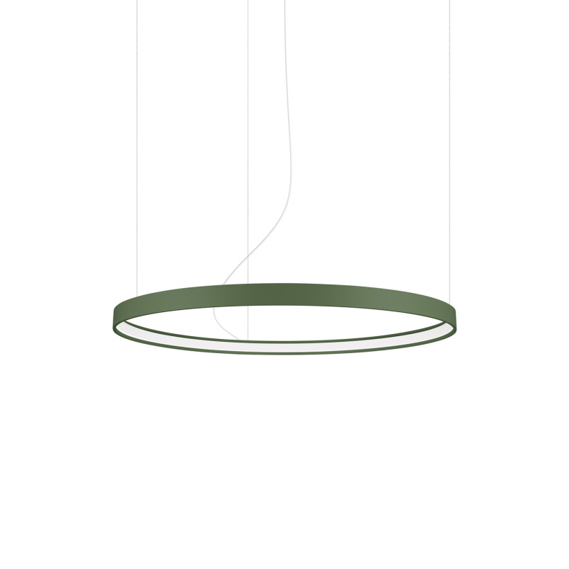 Żyrandol LED Rio Thoro - Zielony, Nowoczesny Design