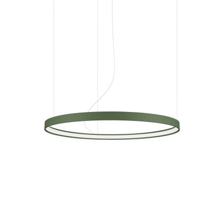 Żyrandol LED Rio Thoro - Zielony, Nowoczesny Design