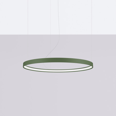 Żyrandol LED Rio Thoro - Zielony, Nowoczesny Design