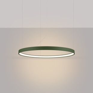 Żyrandol LED Rio Thoro - Zielony, Nowoczesny Design