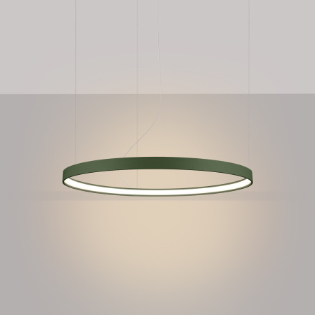 Żyrandol LED Rio Thoro - Zielony, Nowoczesny Design