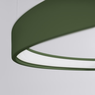 Żyrandol LED Rio Thoro - Zielony, Nowoczesny Design