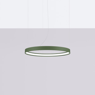 Żyrandol Rio LED Thoro - Nowoczesny design, zielona oliwka