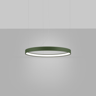 Żyrandol Rio LED Thoro - Nowoczesny design, zielona oliwka