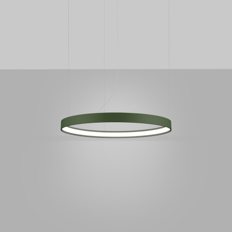 Żyrandol Rio LED Thoro - Nowoczesny design, zielona oliwka