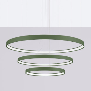 Żyrandol LED Thoro Rio III Zielony - Nowoczesny Design