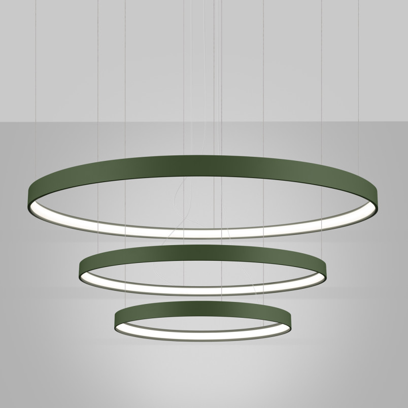 Żyrandol LED Thoro Rio III Zielony - Nowoczesny Design