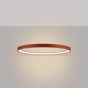 Żyrandol LED Rio Thoro - Nowoczesny design, ochra czerwona