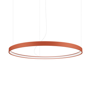 Żyrandol LED Rio Thoro | 110cm, Ochra Czerwona | Nowoczesny Design