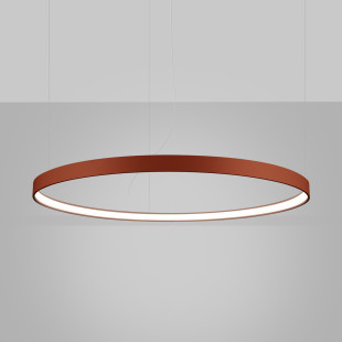 Żyrandol LED Rio Thoro | Nowoczesny design, ochra czerwona