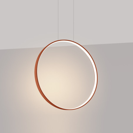 Lampa Rio LED Czerwona Thoro | Nowoczesna Wisząca 55cm