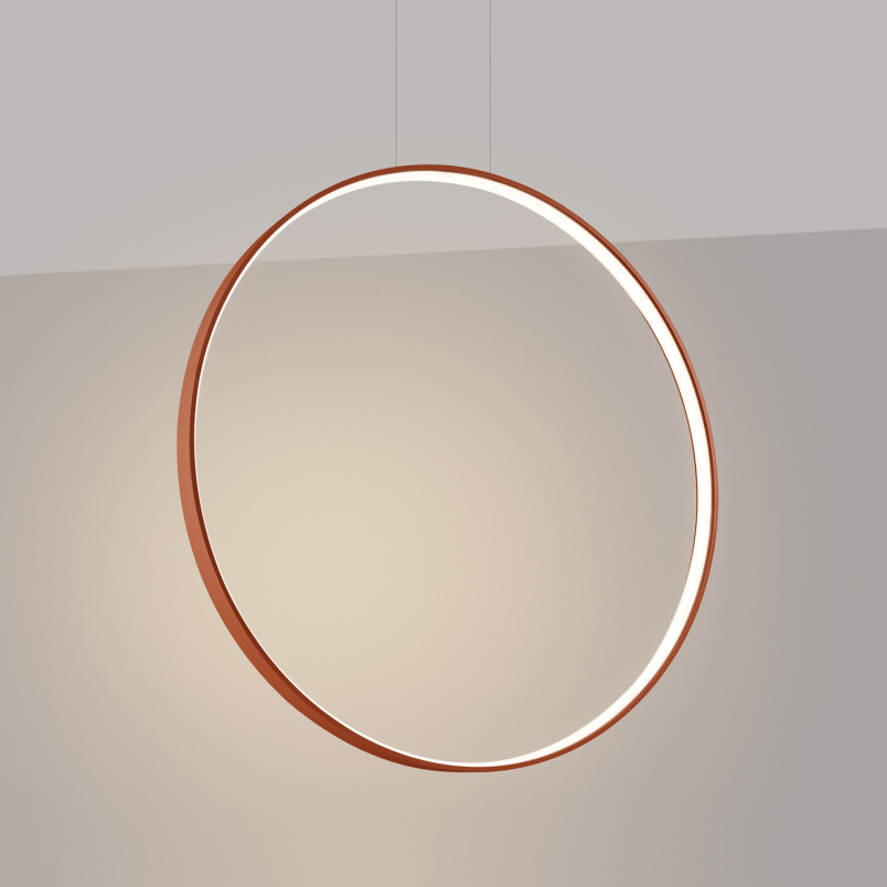 Lampa wisząca Rio LED Thoro - Czerwona, 78cm | Nowoczesny Design