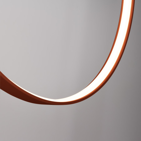 Lampa wisząca Rio LED Thoro - Czerwona, 78cm | Nowoczesny Design