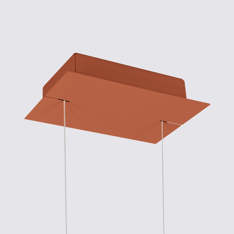 Lampa wisząca Rio LED Thoro - Czerwona, 78cm | Nowoczesny Design