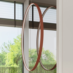 Lampa Rio LED 110cm Czerwona - Nowoczesny Design | Thoro