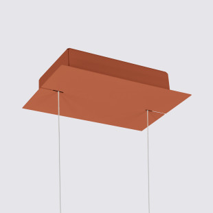 Lampa wisząca LED Rio | Czerwona, 55cm | Thoro