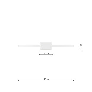 Lampa Rio LED 110cm Czerwona - Nowoczesny Design | Thoro