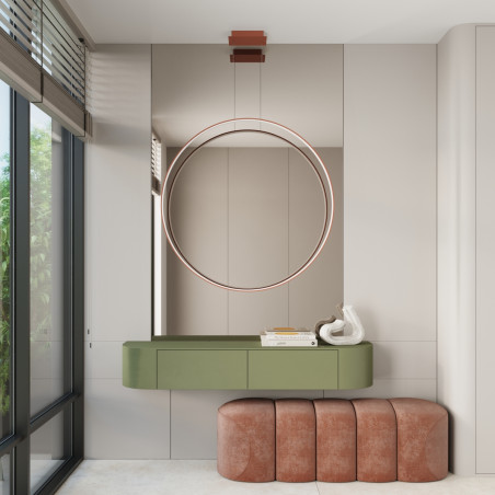 Lampa Rio LED 110cm Czerwona - Nowoczesny Design | Thoro