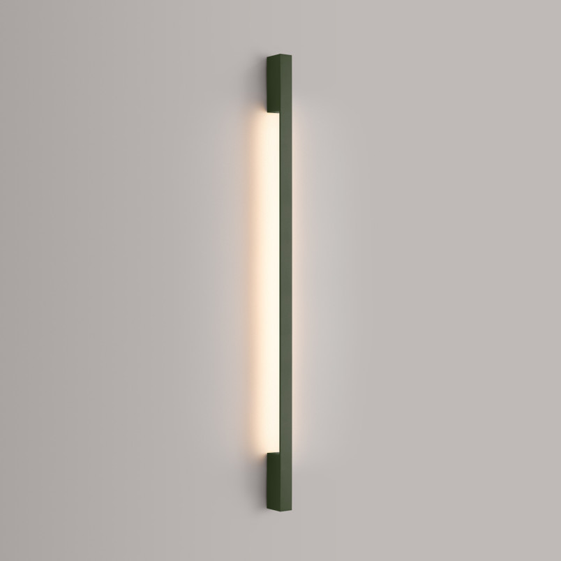 Kinkiet pionowy Thoro Sappo | Zielony, LED, 120cm