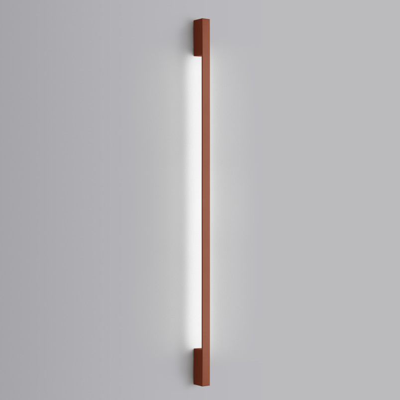 Kinkiet pionowy Sappo 150cm LED ochra czerwona | Thoro
