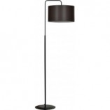 Lampa podłogowa Trapo 50 | Brązowa z abażurem | Emibig