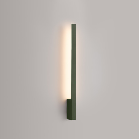 Kinkiet liniowy Thoro Lahti 70cm - Zielony oliwkowy LED