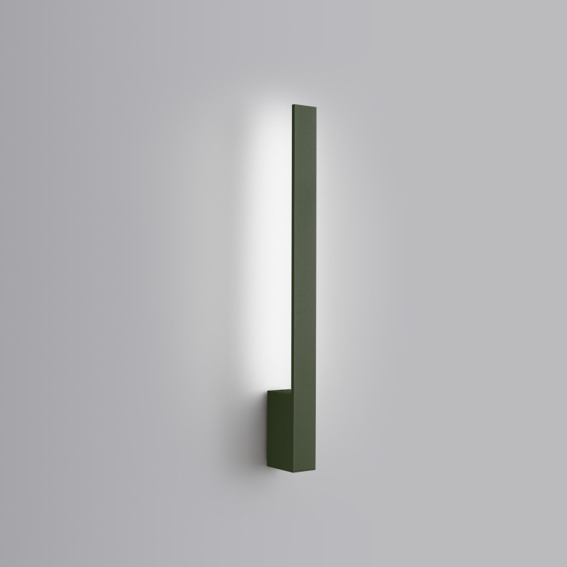 Kinkiet liniowy Lahti zielony oliwkowy LED Thoro - 50cm