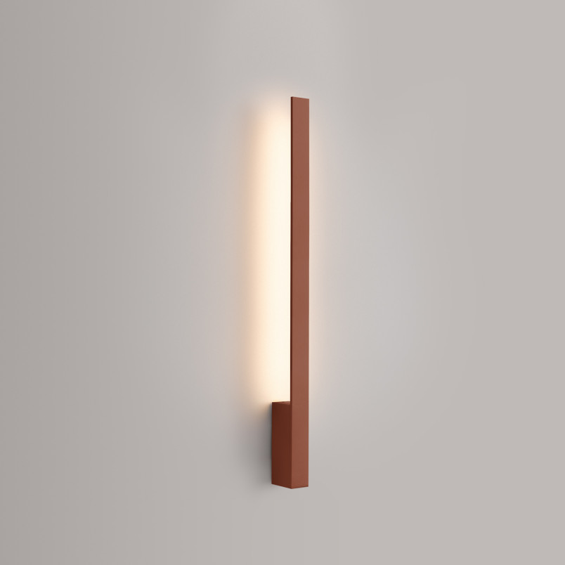 Kinkiet liniowy Lahti 70cm Thoro - Ochra Czerwona LED | Sklep