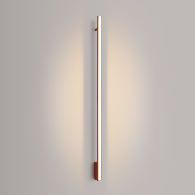 Kinkiet LED Lagom 150cm - Nowoczesny design, ochra czerwona | Thoro