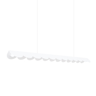 Lampa wisząca Biscuit biała LED Thoro | Nowoczesny design