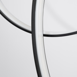 Lampa wisząca Rio V czarna LED Thoro | Nowoczesny design
