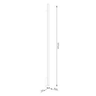 Kinkiet pionowy Lagom 150cm beżowy LED - Thoro | Nowoczesny Design