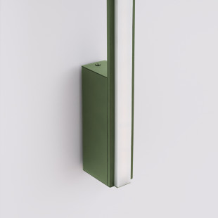 Kinkiet liniowy LED Thoro Lagom 150cm - Zielony oliwkowy
