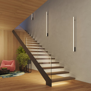Kinkiet liniowy LED Thoro Lagom 150cm - Zielony oliwkowy