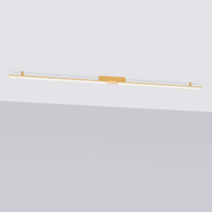 Plafon linowy Lagom złoty Thoro | Oświetlenie LED 181cm