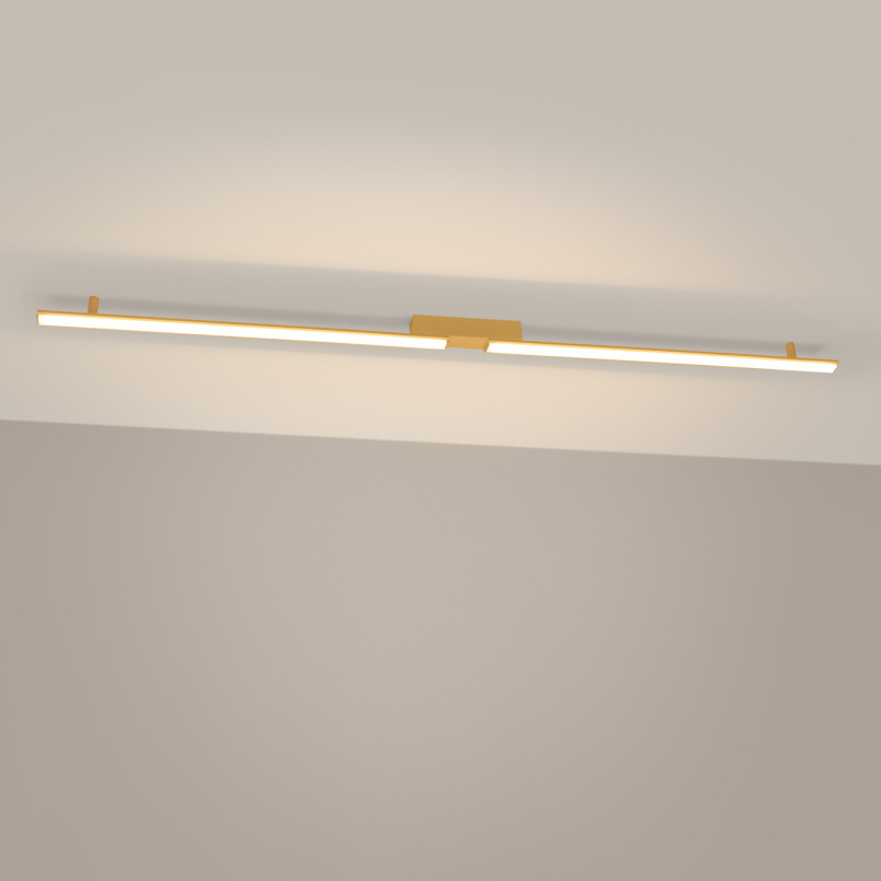 Plafon linowy Lagom złoty Thoro | Oświetlenie LED 181cm
