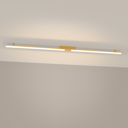 Plafon linowy Lagom złoty Thoro | Oświetlenie LED 181cm