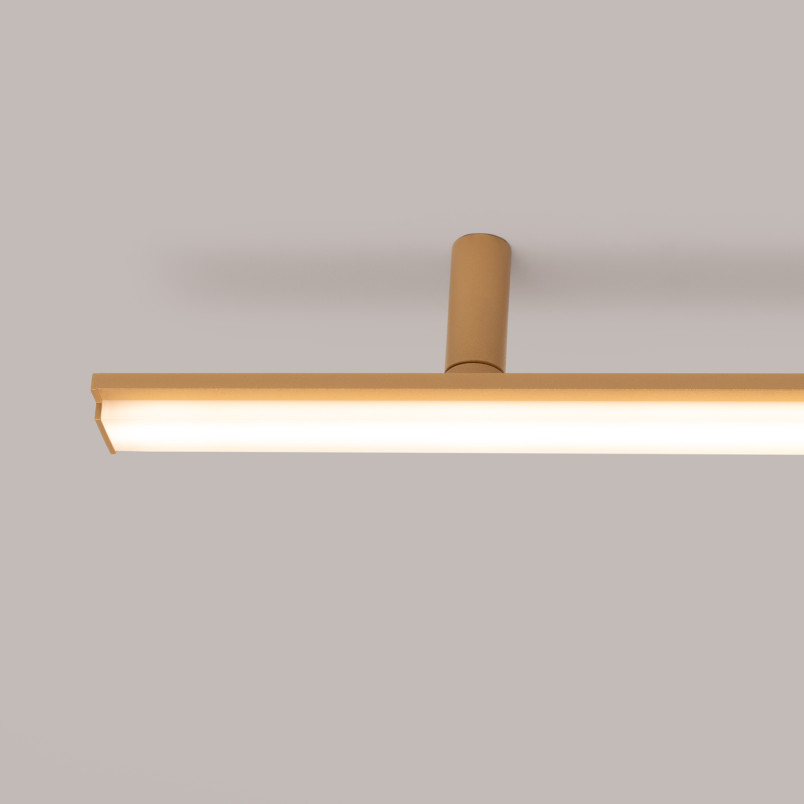 Plafon linowy Lagom złoty Thoro | Oświetlenie LED 181cm