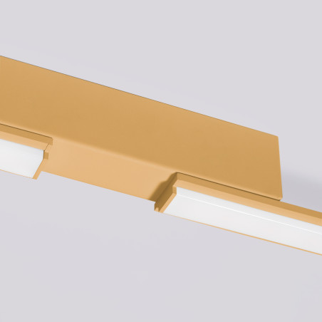 Plafon linowy Lagom złoty Thoro | Oświetlenie LED 181cm